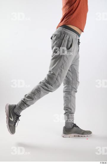 Man White Slim Male Studio Poses