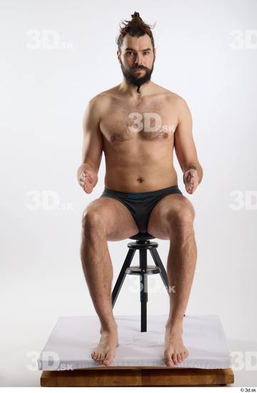 Man White Slim Male Studio Poses