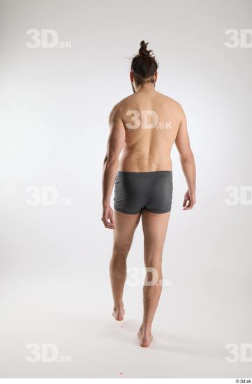 Man White Slim Male Studio Poses