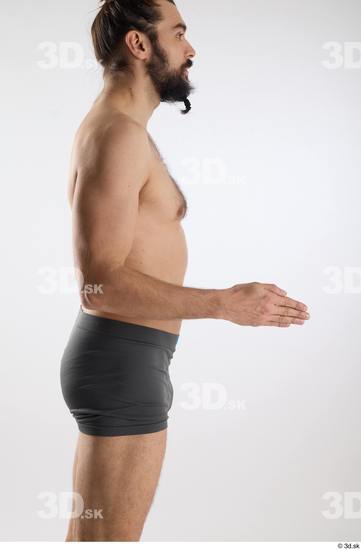 Man White Slim Male Studio Poses