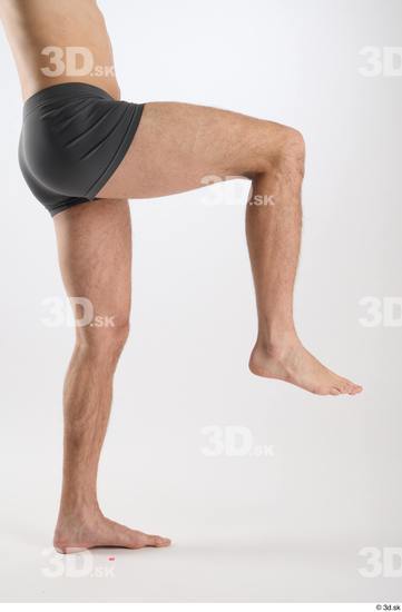 Man White Slim Male Studio Poses