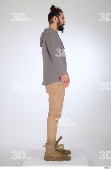 Man White Slim Male Studio Poses