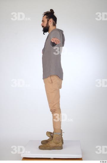 Man White Slim Male Studio Poses