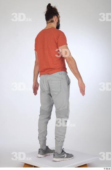 Man White Slim Male Studio Poses