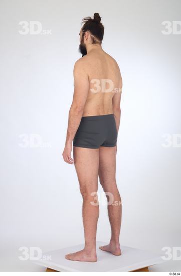 Man White Slim Male Studio Poses