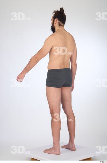 Man White Slim Male Studio Poses