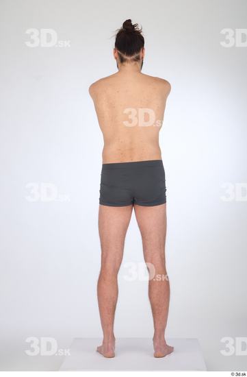 Man White Slim Male Studio Poses