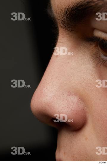 Nose Skin Man Slim Studio photo references