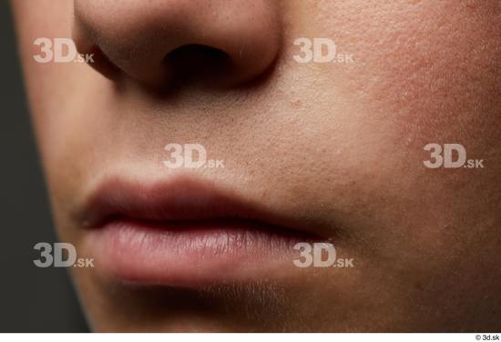 Mouth Nose Skin Man Slim Studio photo references