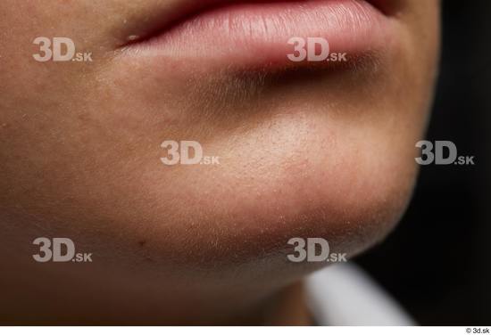 Mouth Skin Man Slim Studio photo references