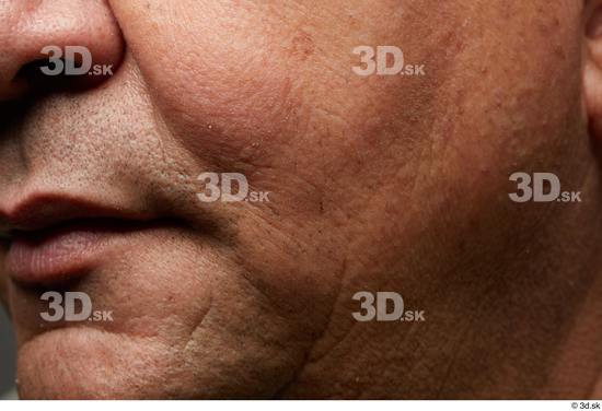 Mouth Cheek Skin Man Chubby Wrinkles Studio photo references