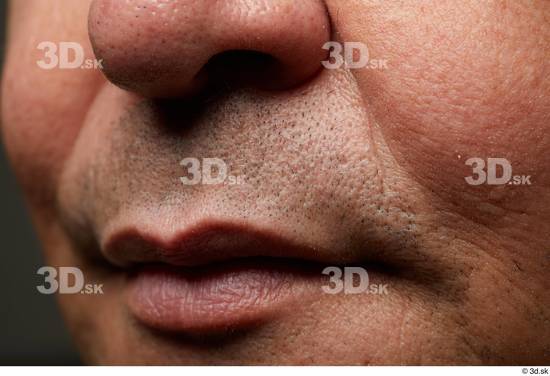 Mouth Nose Skin Man Chubby Wrinkles Studio photo references