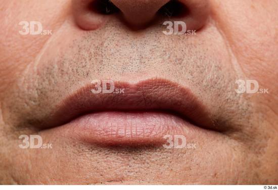 Mouth Skin Man Chubby Wrinkles Studio photo references