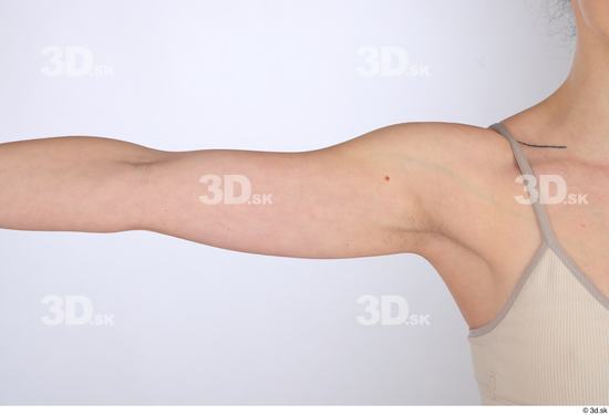 Woman White Slim Female Studio Poses