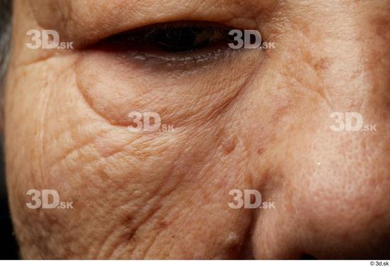 Eye Face Nose Cheek Skin Woman Asian Chubby Wrinkles Studio photo references