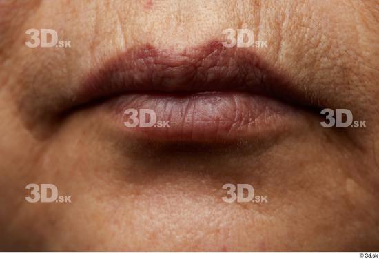 Face Mouth Skin Woman Asian Chubby Wrinkles Studio photo references