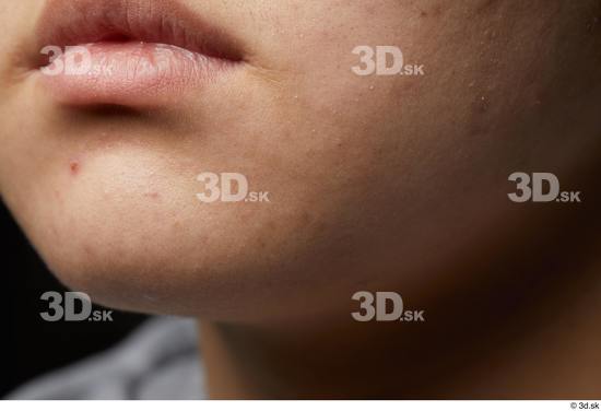 Face Mouth Cheek Skin Man Asian Slim Studio photo references