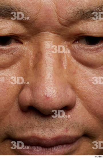 Nose Skin Man Asian Slim Wrinkles Studio photo references