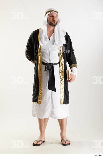 Whole Body Man Formal Athletic Bearded Studio photo references Arab