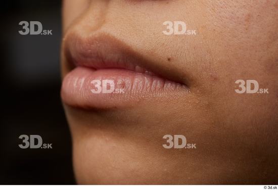 Face Mouth Skin Woman Asian Slim Studio photo references