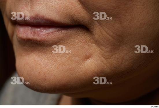 Face Mouth Cheek Skin Woman Asian Slim Wrinkles Studio photo references