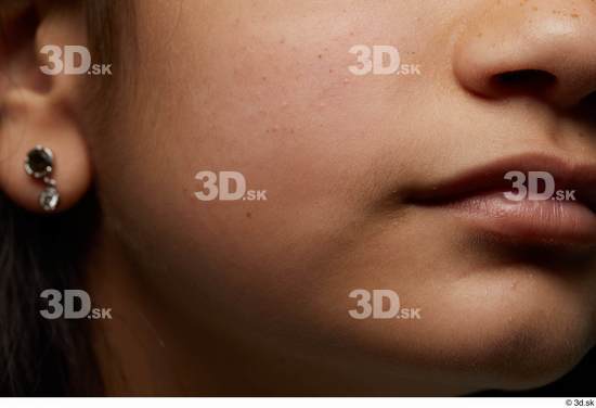 Face Mouth Nose Cheek Ear Skin Woman Studio photo references