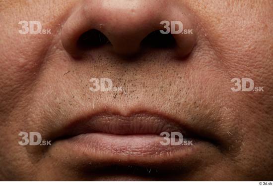 Face Mouth Nose Skin Man Asian Slim Wrinkles Studio photo references