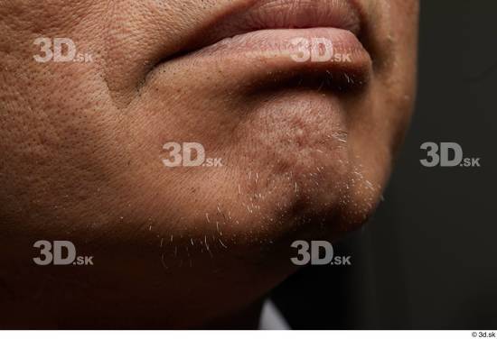 Face Mouth Skin Man Asian Slim Wrinkles Studio photo references