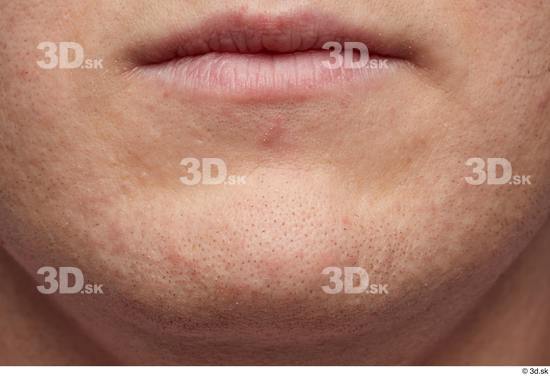 Face Mouth Skin Man White Chubby Studio photo references