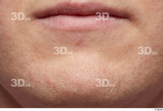 Face Mouth Skin Man White Chubby Studio photo references