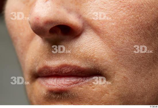 Face Mouth Nose Cheek Skin Woman White Slim Studio photo references