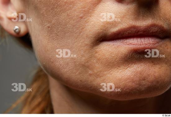 Face Mouth Skin Woman White Slim Studio photo references