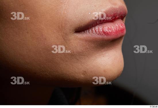 Face Mouth Cheek Skin Woman Slim Studio photo references