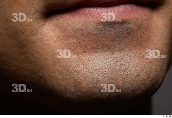 Mouth Skin Man Slim Studio photo references