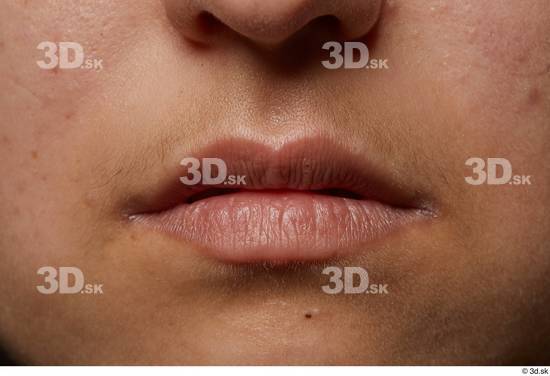 Face Mouth Skin Woman Slim Studio photo references