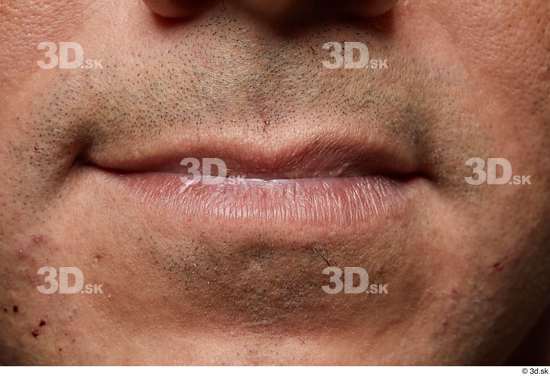 Face Mouth Skin Man Slim Studio photo references