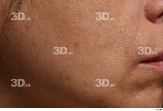 Face Cheek Skin Slim Studio photo references