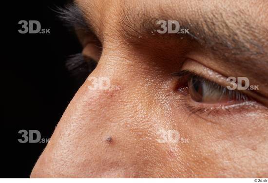Eye Nose Skin Man Slim Wrinkles Studio photo references