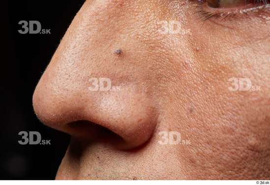Nose Cheek Skin Man Slim Studio photo references