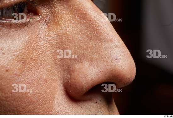 Nose Skin Man Slim Wrinkles Studio photo references