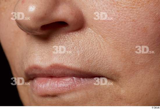 Face Mouth Nose Cheek Skin Woman Slim Studio photo references