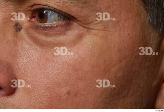 Eye Face Cheek Skin Man Slim Wrinkles Studio photo references