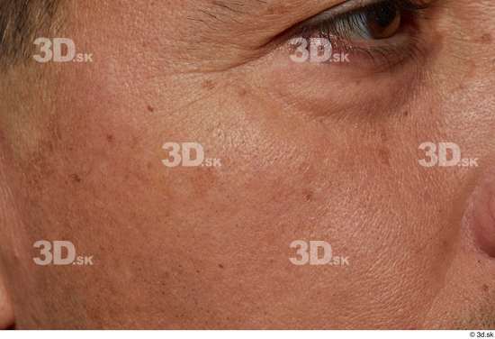 Eye Face Cheek Skin Man Slim Wrinkles Studio photo references