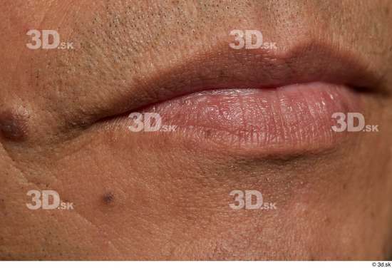 Face Mouth Skin Man Slim Wrinkles Studio photo references