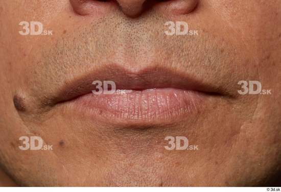 Face Mouth Skin Man Slim Studio photo references