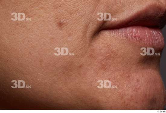 Face Mouth Cheek Skin Woman Slim Wrinkles Studio photo references