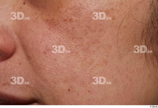 Face Cheek Skin Woman Slim Wrinkles Studio photo references