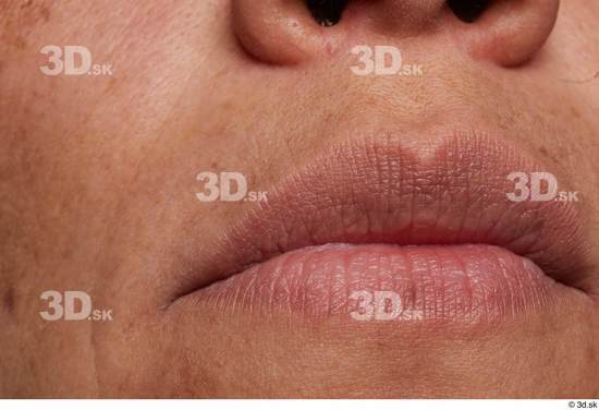 Face Mouth Skin Woman Slim Wrinkles Studio photo references