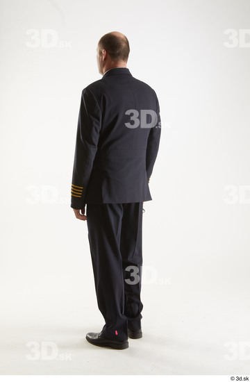 Whole Body Man T poses White Uniform Athletic Studio photo references