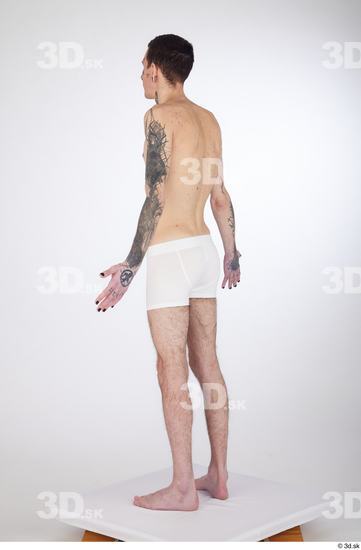 Man White Underweight Male Studio Poses